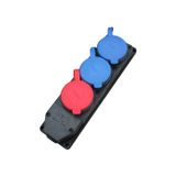 Bylion Üçlü Grup Priz 1 Trifaze 2 Monofaze Kauçuk 380/415V 25A - 950-006-0006 - 1T2M