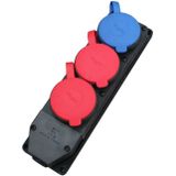 Bylion Üçlü Grup Priz 1 Trifaze 2 Monofaze Kauçuk 380/415V 25A -