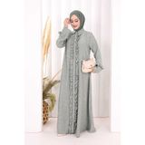 Bym Fashion Fırfır Detaylı Elbise 6066 Mint - 2