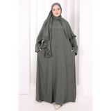Bym Fashion Kol Fırfır Detay Elbise Şal Hediye! 6073 Mint - 2