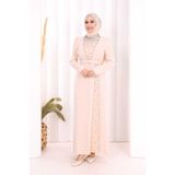 Bym Fashion taşlı krep dantel elbise Taş 3870
