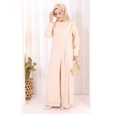 Bym Fashion Tek Omuz Gold Toka Detaylı Tunik Pantolon Takım 8698 Taş - 38