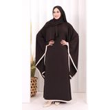 Bym Fashion Yarasakol Biyeli Elbise Şal Hediyelidir 7068 Kahverengi - Standart