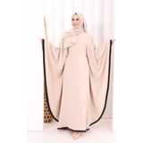 Bym Fashion Yarasakol Biyeli Elbise Şal Hediyelidir 7068 Taş - Standart