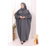 Bym Fashion Yarasakol Elbise Şal Hediyeli 2398 Antrasit - Standart