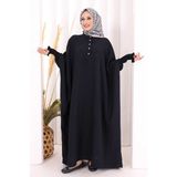Bym Fashion Yarasakollu Elbise 6077 Lacivert - Standart