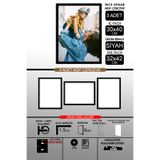 bymat 3 Adet 30x40 Çerçeve - İnce Çıtalı A3 Çerçeve - Siyah Çerçeve - 6mm - Fotoğraf Çerçevesi