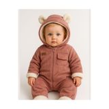 BYMURAT BABY Peluşlu Kadife Bebek Tulum – 6-24 Ay