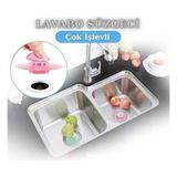 Byogalo® Silikon Malzeme Banyo Mutfak Gider Evye Lavabo Içine Çöp Tıpası Kaydırmaz Süzgeç Çeşitleri M