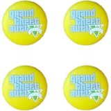 Byoztek Desenli Xbox One-Xbox S-Xbox x Ps4 Ps5 Analog Koruyucu Silikon Pad Uyumlu - Sarı - Yeşil