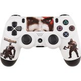 Byoztek Dualshock 4 V2 God Of War Ghost Of Spartaedition Zct2 Kablosuz Ps4 Oyun Kolu - Beyaz - Siyah