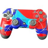 Byoztek Ps4 Dualshock 4 V2 Gamepad Yeni Nesil Kol Spider-Man Desenli Pc Uyumlu - Turkuaz