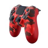 Byoztek PS4 Dualshock 4 V2 PS4 ve PC Uyumlu Kırmızı Kamuflaj Oyun Konsolu