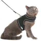 Bypet Siyah Small Yeni Nesil Nefes Alabilen Kedi Göğüs Tasması