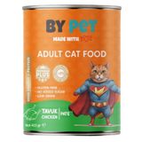 Bypet Tavuk Etli Yetişkin Yaş Kedi Maması 1 Adet -400 Gram Konserve