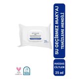 Byphasse Waterproof Makyaj Temizleme Mendili Hassas Ciltler 25 Adet