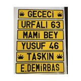 byplakam DEKOR PLAKA PLASTİK ASMALI / DEKOR