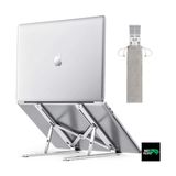 BYR Ayarlanabilir Dizüstü Standı Taşınabilir Alüminyum Tablet Laptop Macbook