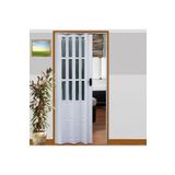 Byr Camli Akordiyon Kapi Beyaz 86X203x1 Cm