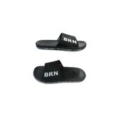 Byron Unisex Brn Siyah Kaymaz Taban Deniz Plaj Havuz Günlük Yürüyüş Terlik B050-10