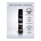 Byrox Profesyonel Kokpit Parlatıcı Sprey Torpido Ve Trim Yenileyici 750 ml