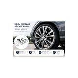 bys 17 mm Bijon Kapağı Krom Nikelaj Kaplama 20 Adet Premium Görünüm