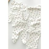 BYS BABY FASHION Mevsimlik Pamuklu 7'li Yenidoğan Kız Erkek Bebek Hastane Çıkış Seti/Yenidoğan Bebek Kıyafeti