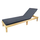 BYSAY TAŞINIR KATLANIR ŞEZLONG MİNDERİ KAMP MİNDERİ SU İTİCİ KUMAŞ FERMUARLI 5 CM(ANTRASİT)