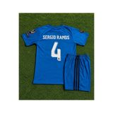 BYSPORTAKUS R.e.a.l M.a.d.r.i.d 2018 Turkuaz Sergio Ramos Çocuk Forması