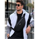 Byt Unisex Siyah Su Geçirmez Kumaş Özellikli Omuz ve Bel Çantası
