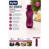 BYTA 500 ml Sızdırmaz Su Şişesi Matara BPA İçermez Ergonomik Tasarım Okul Spor Seyahat