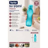 BYTA 750 ml Sızdırmaz Su Şişesi Matara BPA İçermez Ergonomik Tasarım Spor Okul Ofis Seyahat