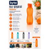 BYTA 900 ml Sızdırmaz Su Şişesi Matara BPA İçermez Ergonomik Tasarım Spor Okul Ofis Seyahat