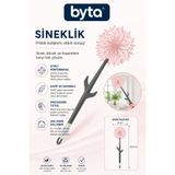 BYTA Dekoratif Desenli Plastik Sineklik (Sinek Öldürücü) Ergonomik Saplı 42,5 cm