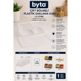BYTA Derin Dondurucu Saklama Kabı 1,5 Litre Çok Amaçlı Kullanıma Uygun