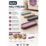 BYTA Halı Temizlik Fırçası Ergonomik El Tipi Çok Amaçlı Halı, Kilim, Koltuk ve Döşeme Temizlik Fırçası 1 Adet Karışık Renk Gönderilir