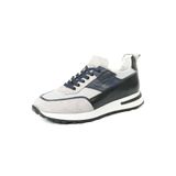 Byterre Matteo Hakiki Deri El Yapımı Gri/lacivert Sneakers Ayakkabı