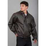 ByTrend Bel Lastikli Oversize Suni Deri Mont Bl 1731_ 50379-1