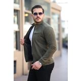 ByTrend Göğüs Fermuarlı Hakim Yaka Süet Mevsimlik Mont PLDP 2904