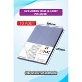 Bytwo 30x40 Cm Pvc - A3 Çerçeve Ön Yüz Koruması - 10 Adet - Fotoğraf Koruyucusu - Asetat 0.20 Mikron
