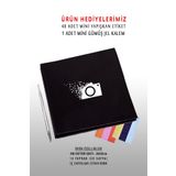 Bytwo Anı Defteri - Fotoğraf Albümü - 20x20 cm içi Siyah Fotoğraf Albümü - Etiketli Ve Mini Jel Kalem
