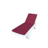 ByUtku Plastik Şezlong Minder Kılıfı 180x55 (SÜNGERSİZ) Bordo