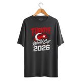Byvol Türkiye Dünya Kupası 2026 Baskılı Tişört Siyah