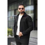 BYzıt Erkek Oversize Kısa Kaşe Kaban Ceket