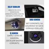BYZM Üç Kameralı Wi‑fi Araç Içi Kamera – Gps Takip & G-Sensor Özellikli Güvenlik Çözümü