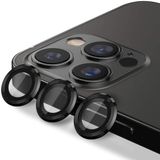 Bzontech Apple iPhone 12 Pro ile Uyumlu Mercek Lens Kamera Koruyucu SİYAH