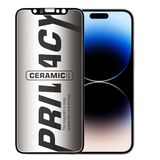 Bzontech Apple iPhone 14 Pro Max ile Uyumlu Hayalet Ekran Koruyucu Mat Seramik Hayalet