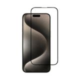 Bzontech Apple iPhone 15 Pro Uyumlu Max 9D Tam Kaplayan Kavisli Ekran Koruyucu