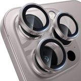 Bzontech Apple iPhone 16 Pro / 16 Pro Max Mercek Lens Kamera Koruyucu Naturel Titanyum