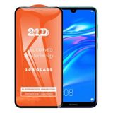 Bzontech Huawei Y7 2019 ile Uyumlu Ekran Koruyucu 21D Tam Kaplayan